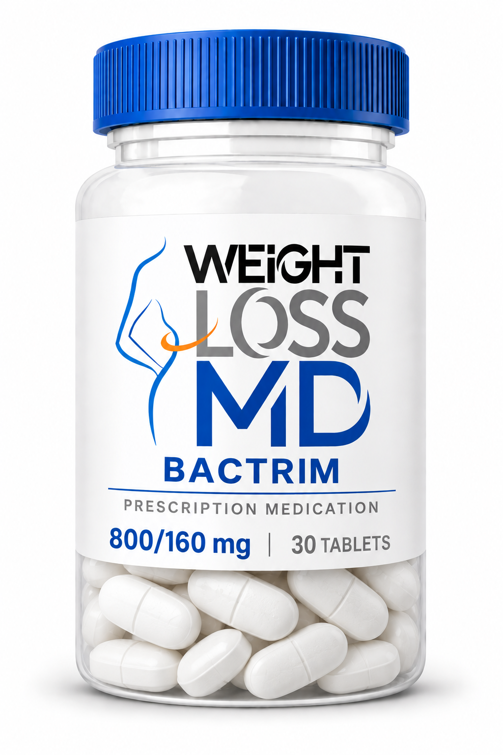 Bactrim 800/160 mg | Weight Loss MD - Weight Loss MD Bactrim 800/160 mg prescription medication bottle – Weight Loss MD