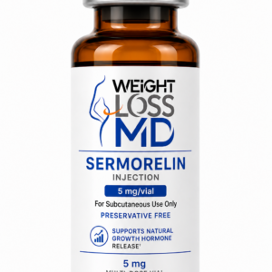 Weight Loss MD Sermorelin Injection multi-dose vial for subcutaneous use.