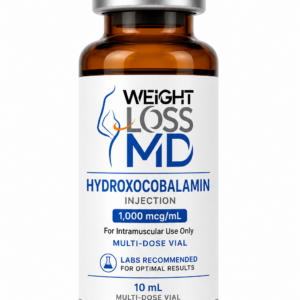 Weight Loss MD Hydroxocobalamin (Vitamin B12) Injection multi-dose vial for intramuscular use.