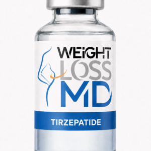 Tirzepatide | Weight Loss MD - Weight Loss MD Weight Loss MD vial labeled Tirzepatide.