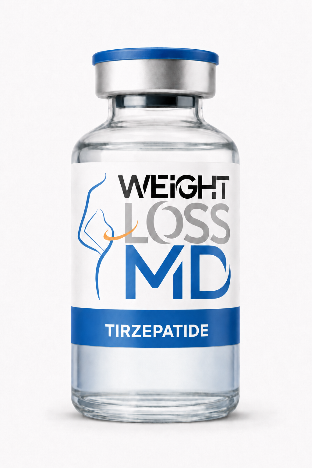 Tirzepatide | Weight Loss MD - Weight Loss MD Weight Loss MD vial labeled Tirzepatide.